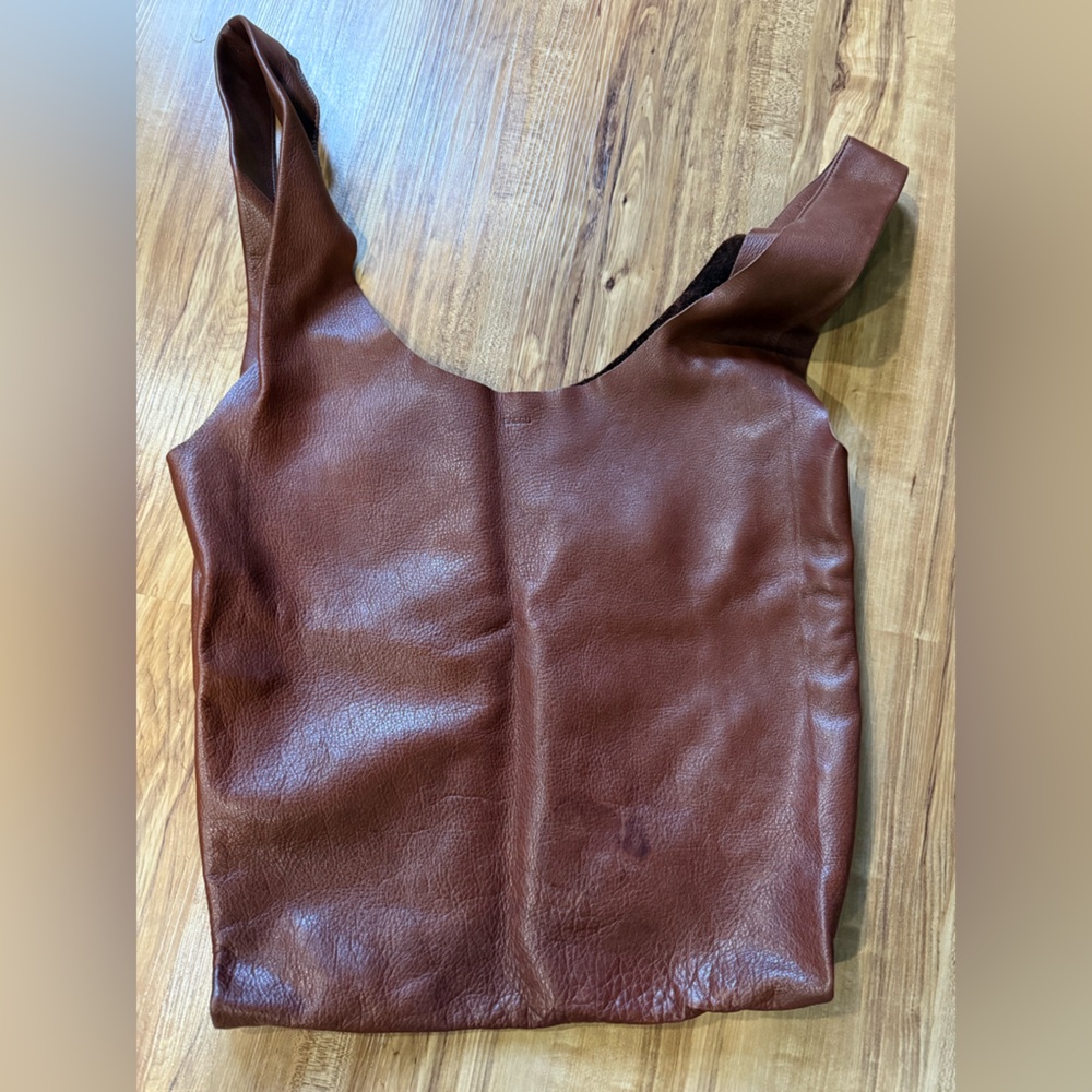 Baggu Leather Tote Bag